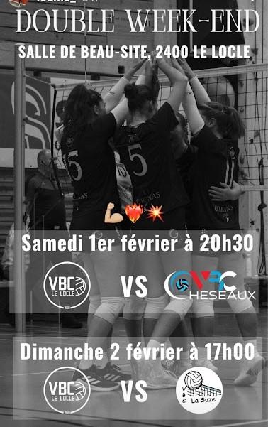 2 matchs 1 et 2 févr. 2025